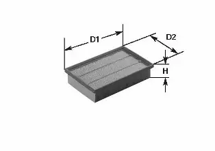 Vzduchový filtr CLEAN FILTERS MA1091 Expresní Doručení
