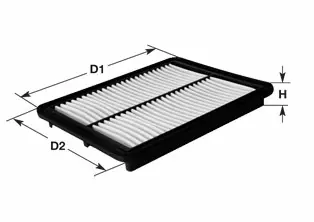 Vzduchový filtr CLEAN FILTERS MA1145 Bezpečná Platba