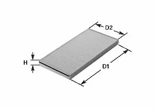 Kup Teď Filtr, vzduch v interiéru CLEAN FILTERS NC2300