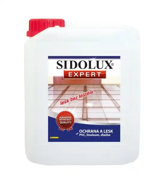 Top Prodej SIDOLUX EXPERT ochranný lesk na podlahy PVC, LINOLEUM, DLAŽBA 5l