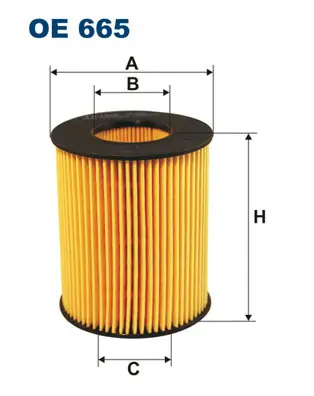 Olejový filtr FILTRON OE665 Ihned K Objednání