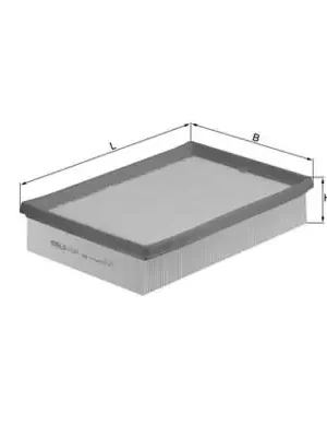 Vzduchový filtr MAHLE ORIGINAL LX1044 Koupit Online
