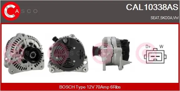 Sezónní Sleva Generátor CASCO CAL10338AS