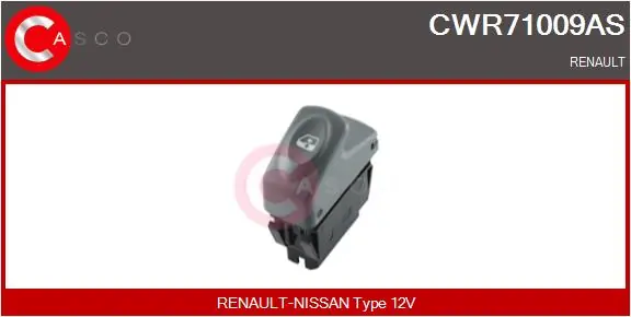Cenově Výhodný Spínač, zvedací zařízení oken CASCO CWR71009AS