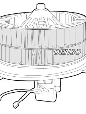 Víkendová Akce vnitřní ventilátor DENSO DEA17010