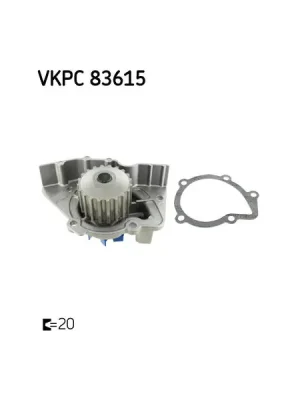 Horká Nabídka Vodní čerpadlo, chlazení motoru SKF VKPC 83615
