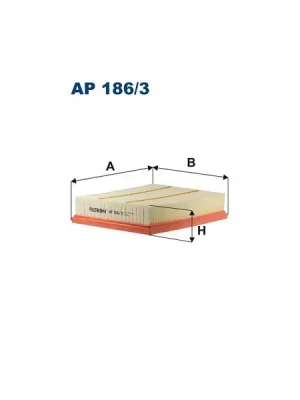 Vzduchový filtr FILTRON AP 186/3 Vysoce Kvalitní